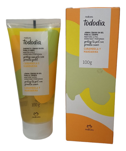 Jabón Líquido Natura Tododia Carambola Y Mandarina 100ml