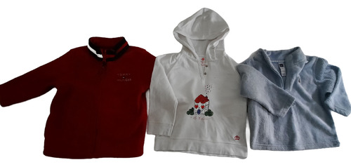 Lote De Abrigos De Bebe Campera Polar Hoodie Buzo Importados Varios 18-24 M (Usado)