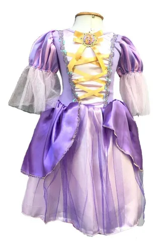 Fantasia Infantil Enrolados Rapunzel Luxo