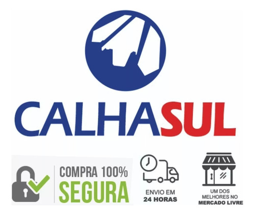 Chapa Folha Zinco Galvanizado 50 Cm Com 2 Metros Calhas
