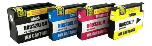 Kit 4 Cartuchos 932 Xl 933 Xl Officejet Para 7610 7110