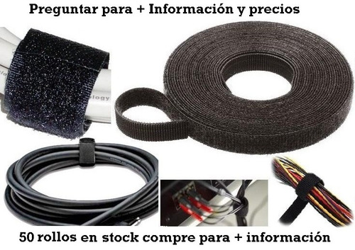 Rollos Y Cintas Organizar Rig Rack Amarrar Cable Utp Velcro