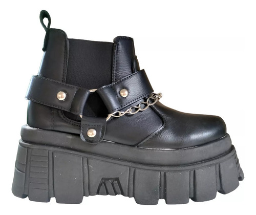 Borcegos Dama Botineta Liviana Full Mocca