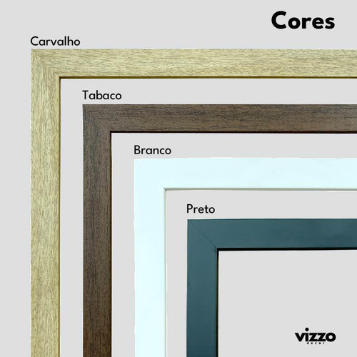 Moldura Decorativa Fotos A6 10x15 Com Acetato 4 Cores Parede