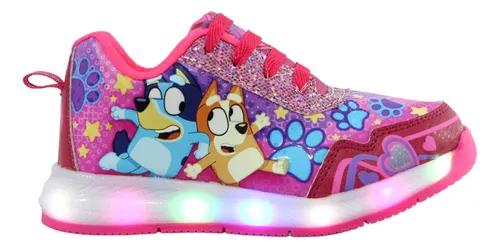 Tenis de niña con luces led sale
