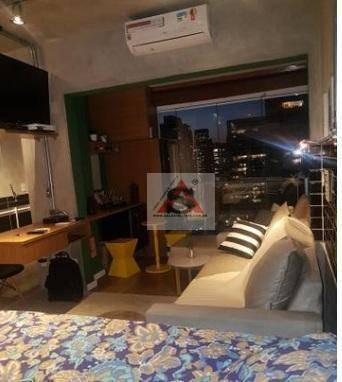 Apartamento Com 1 Dormitório À Venda, 36 M² Por R$ 625.000,00 - Brooklin - São Paulo/sp - Ap37957