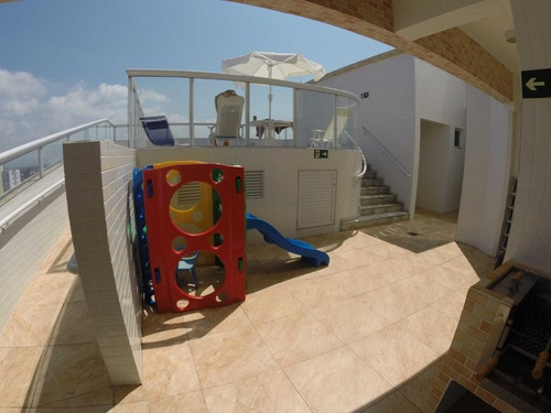 Apartamento Mobiliado E Planejado Com Vista Do Mar Com 3 Dormitórios À Venda, 94 M² Por R$ 550.000 - Mirim - Praia Grande/sp - Ap3544