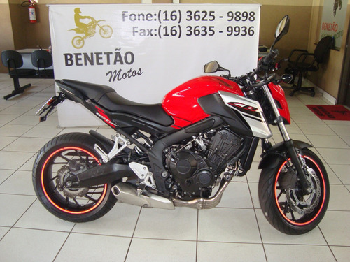Honda Cb 650 F Vermelho 2018