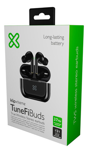 Auriculares Klipxtreme Tunefi Kte-050bk Inalámbrica (tws)
