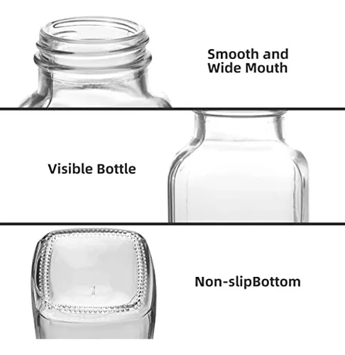 Stock Your Home Botellas de vidrio de 12 onzas con tapas (paquete de 4) –  Botellas de vidrio reutili…Ver más Stock Your Home Botellas de vidrio de 12