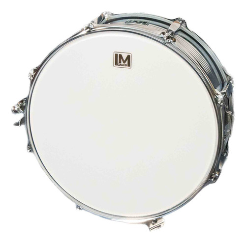 Tarola De 14x5.5 Metalica Lm Drums S1057 Casco Plateado