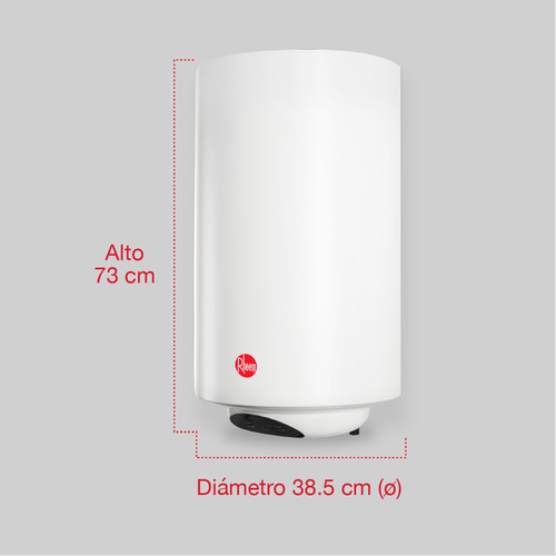 Calentador Agua Depósito Eléctrico Mural Rheem 35litros 127v