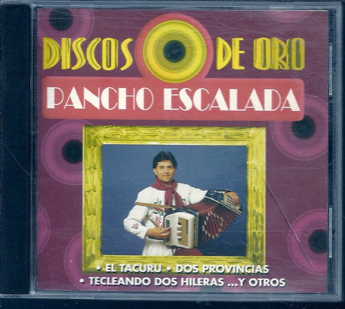 Pancho Escalada Album Discos De Oro Sello Leader Music Cd 