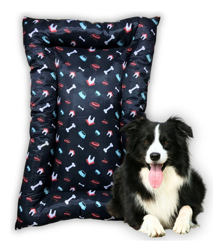 Cama Cachorro Grande Impermeável Não Desbota Estampa Hd