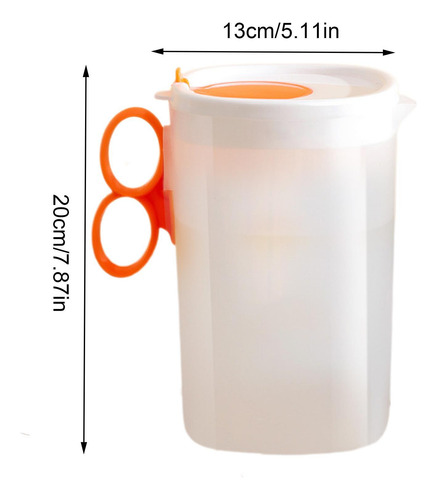 Jarra De Té Jarra Con Tapa Jarra De Agua De 2 2 L Con Recipi