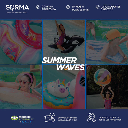 Orca Ballena Inflable 124 X 71 X 52 Cm Summer Waves