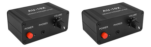 2 Preamplificadores De Señal De Audio Au-10x Ne5532 Para Aur