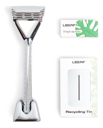 Leaf Shave Juego De Maquinilla De Afeitar The Leaf Razor, Cr