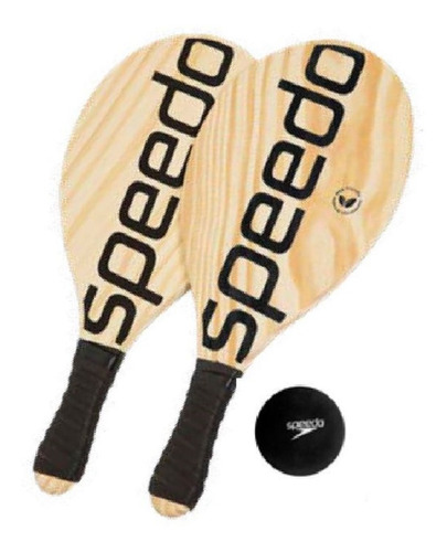 Kit Frescobol Speedo 2 Raquetes E 1 Bola