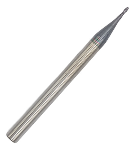 Fresa Topo Reto Metal Duro Md 1mm 2 Cortes Top Mill