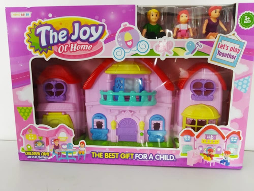 Set Casa The Joy Juguete Con Accesorios