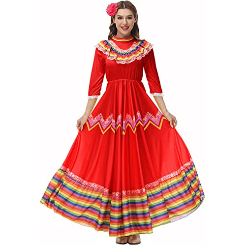 Vestido Tradicional Mexicano, Vestidos De Danza Folkló...