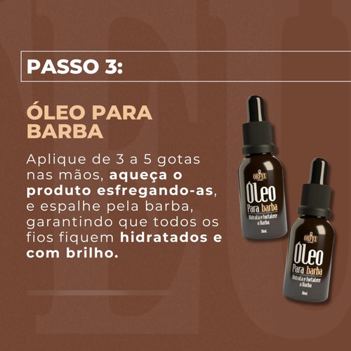 Kit Para Barba Cabelo E Bigode Cresça Com Força E Estilo