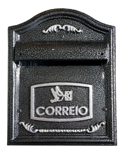 Caixa De Correio / Correspondência Luxo Colonial P/ Parede Muro Ou Portão (medida Frontal 28x22 Cm)