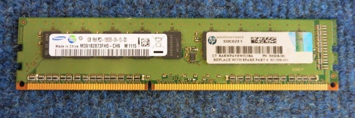 Imagen 3 de 3 de Memoria Ddr3 Samsung 1gb 1rx8 Pc3-10600u Cl9 1333mhz Para Pc