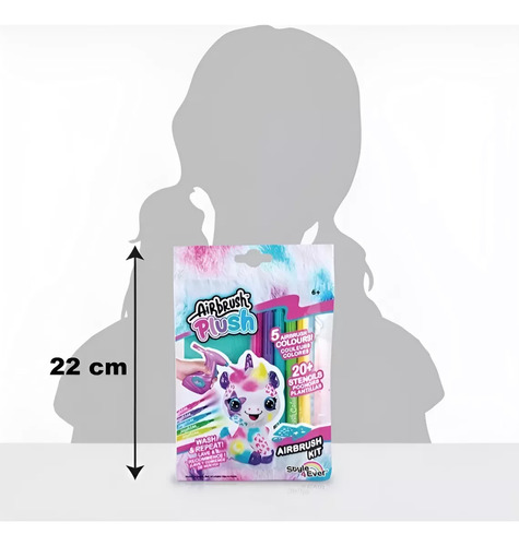 Set Personaliza Peluches Style 4ever Marcadores Y Plantillas