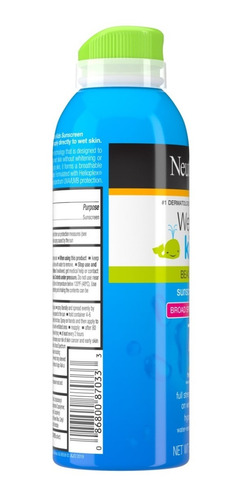 Protetor Solar Spray Neutrogena Wet Skin Kids 70+ 141g