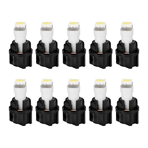 10 Pack T5 Blanco Cuña 73 74 Led 5050 Chipsets 1 Smd P...