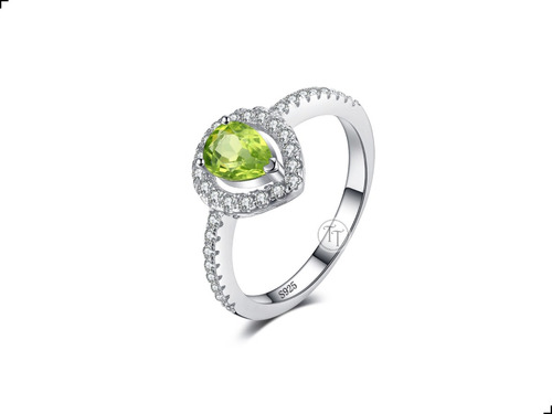 Anillo Peridoto Plata 1ra Ley 925 By Thiago Turcott® Gota 