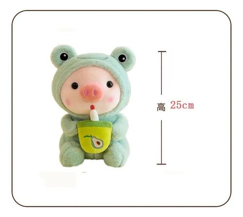 Mz Peluche De Cerdo De 10 Pulgadas Disfrazado De Rana,