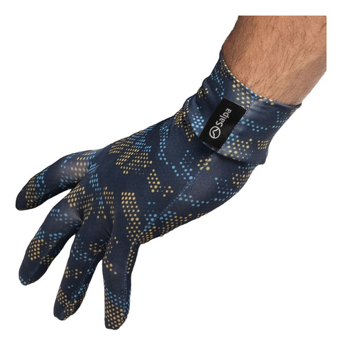 Guantes 1ra Piel- Termicos Respirables - Salpa Azul Oscuro M-2