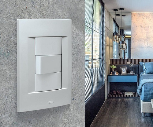 Imagem 4 de 6 de Conjunto 4x2 Placa + Suporte Com 3 Blocos Para Keystones
