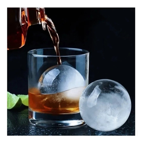 Imagem 1 de 9 de Forma De Gelo Esfera Bola Silicone Grande Redonda Bar Whisky