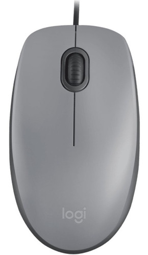 Mouse Optico Logitech M110 Silencioso Usb Windows Mac Gris