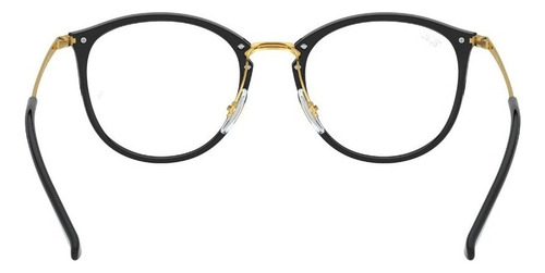 Marcos Armazones Ray Ban 7140 Cor Preto Brilhante 2000
