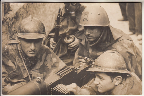 1937 Guerra Civil España Foto Real Frente De Batalla Armas