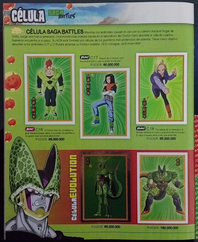 Sticker Álbum Dragon Ball Z Warriors Panini Completo (Usado)