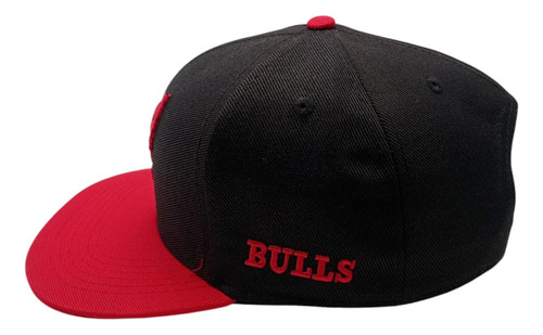 Gorra Flat Equipos Varios Ajustable Deportes Premium Moda Bulls Red Medida Ùnica Ajustable Combinado
