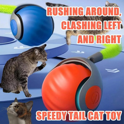 Speedy Tail 2.0, Juguete Para Gatos Speedy Tail, 2 Unidades