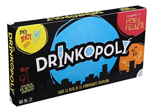 Juego De Mesa Drinkopoly Para Adultos Novelty Corp ;o