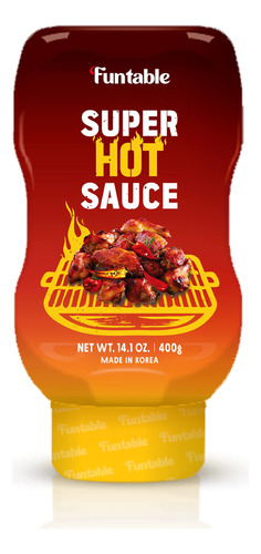 Funtable Super Hot Salsa  Salsa Picante Estilo Coreano, Cond