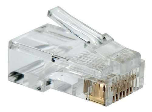 Imagen 1 de 4 de Ficha Rj45 Cable Red Utp Conector Plug Rj45 Cat5e