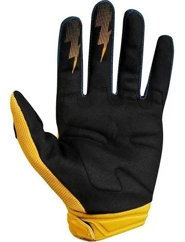 Imagen 2 de 5 de Guantes Fox Dirtpaw Motocross (navy/yellow) #22751-046