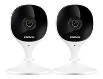 Comprar 2 Câmeras Inteligente Imx C Intelbras Wifi E Aúdio Branca