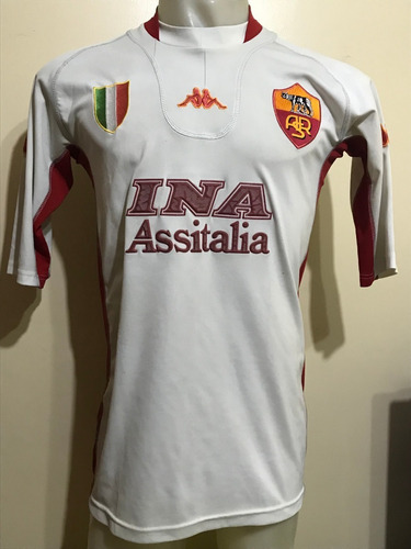 Camiseta Roma Italia Kappa 2001 2002 Batistuta #20 Argentina