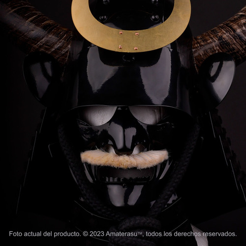 Imagen 4 de 10 de Casco Mascara Samurai Kabuto Yoroi Bogu Menpo Escala Real